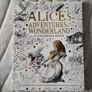 Alice in Wonderland Adult Coloring Book